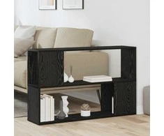 TV staliukas TV spintelių komplektas Juoda 100 x 24 x 63 cm Apdirbta mediena