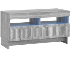 TV staliukas LED televizoriaus spintelė Pilka Sonoma Apdirbta mediena