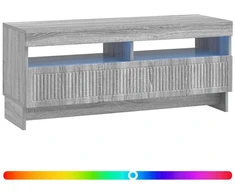 TV staliukas LED televizoriaus spintelė Pilka Sonoma Apdirbta mediena