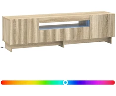 TV staliukas LED televizoriaus spintelė Sonoma ąžuolas Apdirbta mediena