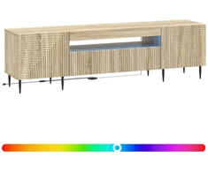 TV staliukas LED televizoriaus spintelė Sonoma ąžuolas Apdirbta mediena