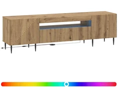 TV staliukas LED televizoriaus spintelė Artisano ąžuolo Apdirbta mediena