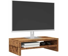 TV staliukas monitoriaus stovas Old Wood 42x24x13 cm Engineered Wood