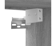 TV staliukas | TV spintelių komplektas | 2 pcs Pilka 60 x 30 x 30 cm