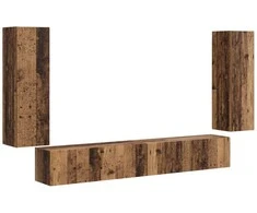 TV staliukas TV sieninio kabineto komplektas 4 pcs 29,5 x 31 x 100 cm
