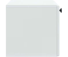 TV staliukas Sieninė TV spintelė 59,5 x 31 x 30 cm Balta Apdirbta mediena