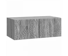 TV staliukas Sieninė TV spintelė 78,5 x 31 cm Pilka Sonoma Apdirbta mediena