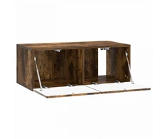 TV staliukas Sieninė TV spintelė 78,5 x 41 x 30 cm Dūminio ąžuolo