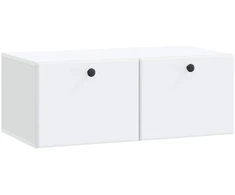 TV staliukas Sieninė TV spintelė 78,5 x 41 x 30 cm Balta Apdirbta mediena