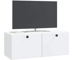 TV staliukas Sieninė TV spintelė 78,5 x 31 x 30 cm Balta Apdirbta mediena