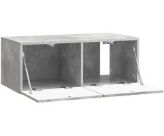 TV staliukas Sieninė TV spintelė 98 x 31 cm Betono pilka Apdirbta mediena