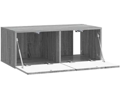 TV staliukas Sieninė TV spintelė 98 x 41 x 30 cm Pilka Sonoma