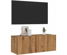 TV staliukas Sieninė TV spintelė, artisano, 80x30x30cm, apdirbta mediena