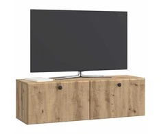 TV staliukas Sieninė TV spintelė 98 x 31 x 30 cm Artisano ąžuolo