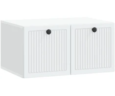 TV staliukas Sieninė TV spintelė Balta 59,5 x 41 x 30 cm Apdirbta mediena