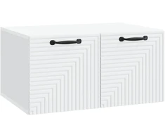 TV staliukas Sieninė TV spintelė Balta 59,5 x 41 x 30 cm Apdirbta mediena