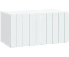 TV staliukas Sieninė TV spintelė Balta 59,5 x 31 x 30 cm Apdirbta mediena