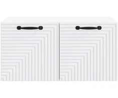 TV staliukas Sieninė TV spintelė Balta 59,5 x 41 x 30 cm Apdirbta mediena