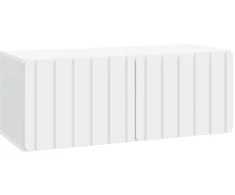 TV staliukas Sieninė TV spintelė Balta 78,5 x 31 x 30 cm Apdirbta mediena