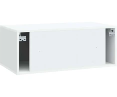 TV staliukas Sieninė TV spintelė Balta 78,5 x 41 x 30 cm Apdirbta mediena
