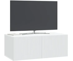 TV staliukas Sieninė TV spintelė Balta 78,5 x 41 x 30 cm Apdirbta mediena