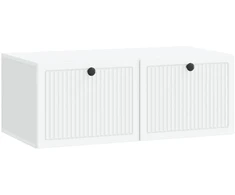 TV staliukas Sieninė TV spintelė Balta 78,5 x 41 x 30 cm Apdirbta mediena