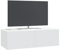 TV staliukas Sieninė TV spintelė Balta 98 x 41 x 30 cm Apdirbta mediena