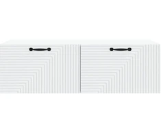 TV staliukas Sieninė TV spintelė Balta 98 x 41 x 30 cm Apdirbta mediena