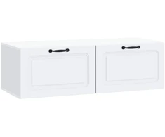 TV staliukas Sieninė TV spintelė Balta 98 x 41 x 30 cm Apdirbta mediena