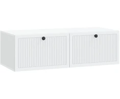 TV staliukas Sieninė TV spintelė Balta 98 x 41 x 30 cm Apdirbta mediena