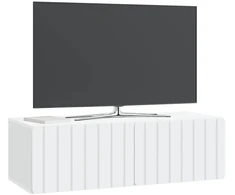 TV staliukas Sieninė TV spintelė Balta 98 x 41 x 30 cm Apdirbta mediena