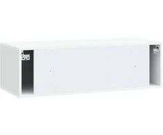 TV staliukas Sieninė TV spintelė 99 x 41 x 30 cm Balta Apdirbta mediena