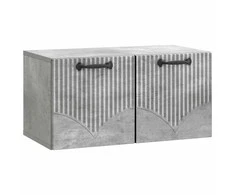 TV staliukas Sieninė TV spintelė Betono pilka 59,5 x 31 x 30 cm