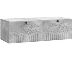 TV staliukas Sieninė TV spintelė Betono pilka 99 x 41 x 30 cm