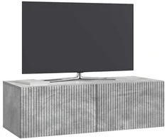 TV staliukas Sieninė TV spintelė Betono pilka 98 x 41 x 30 cm