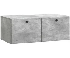 TV staliukas Sieninė TV spintelė 78,5 x 41 x 30 cm Betono pilka