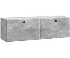 TV staliukas Sieninė TV spintelė 98 x 31 x 30 cm Betono pilka