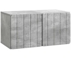 TV staliukas Sieninė TV spintelė Betono pilka 59,5 x 31 x 30 cm