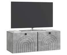 TV staliukas Sieninė TV spintelė Betono pilka 78,5 x 31 x 30 cm