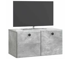 TV staliukas Sieninė TV spintelė 59,5 x 31 x 30 cm Betono pilka