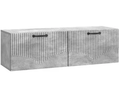 TV staliukas Sieninė TV spintelė Betono pilka 98 x 31 x 30 cm