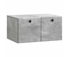 TV staliukas Sieninė TV spintelė 59,5 x 41 x 30 cm Betono pilka