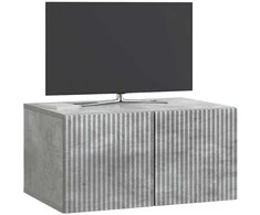 TV staliukas Sieninė TV spintelė Betono pilka 59,5 x 41 x 30 cm