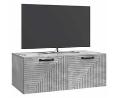 TV staliukas Sieninė TV spintelė Betono pilka 78,5 x 41 x 30 cm