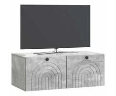 TV staliukas Sieninė TV spintelė Betono pilka 78,5 x 41 x 30 cm