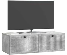 TV staliukas Sieninė TV spintelė Betono pilka 98 x 41 x 30 cm