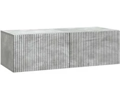 TV staliukas Sieninė TV spintelė Betono pilka 98 x 41 x 30 cm