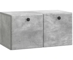 TV staliukas Sieninė TV spintelė 59,5 x 31 x 30 cm Betono pilka