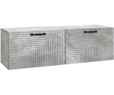 TV staliukas Sieninė TV spintelė Betono pilka 98 x 31 x 30 cm
