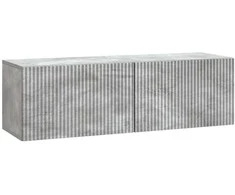 TV staliukas Sieninė TV spintelė Betono pilka 98 x 31 x 30 cm